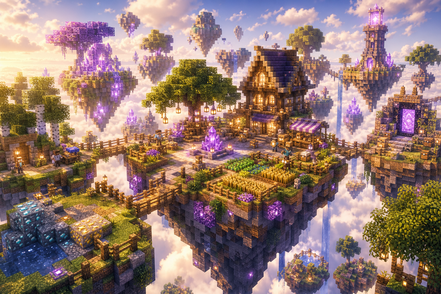 Artwork SkyBlock ArcadiaMC